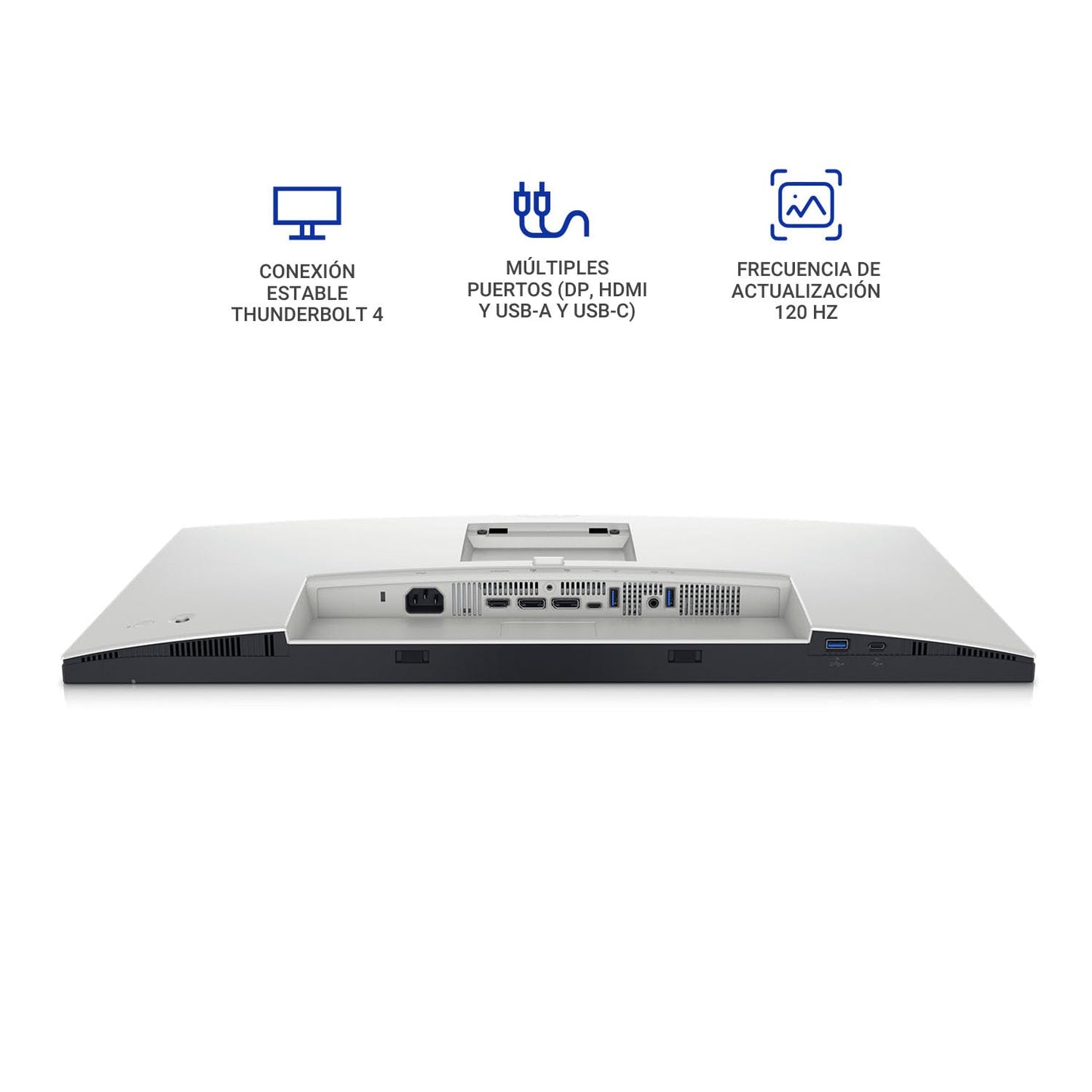 Dell Monitor de computadora 27" 2560 x 1440 Pixeles Quad HD LCD, UltraSharp U2724DE Negro, Plata