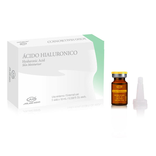 Armesso-AM Armesso Ácido Hialurónico | Ácido Hialurónico | 5 viales de 10 ml - Hidratante cosmético para la piel / suero hidratante