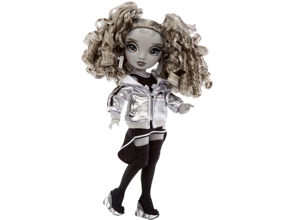 Muñeca de Moda Rainbow High Shadow High Nicole Steel Gris con Cabello Rizado y Atuendos de Diseñador para Niños a Partir de 6 Años