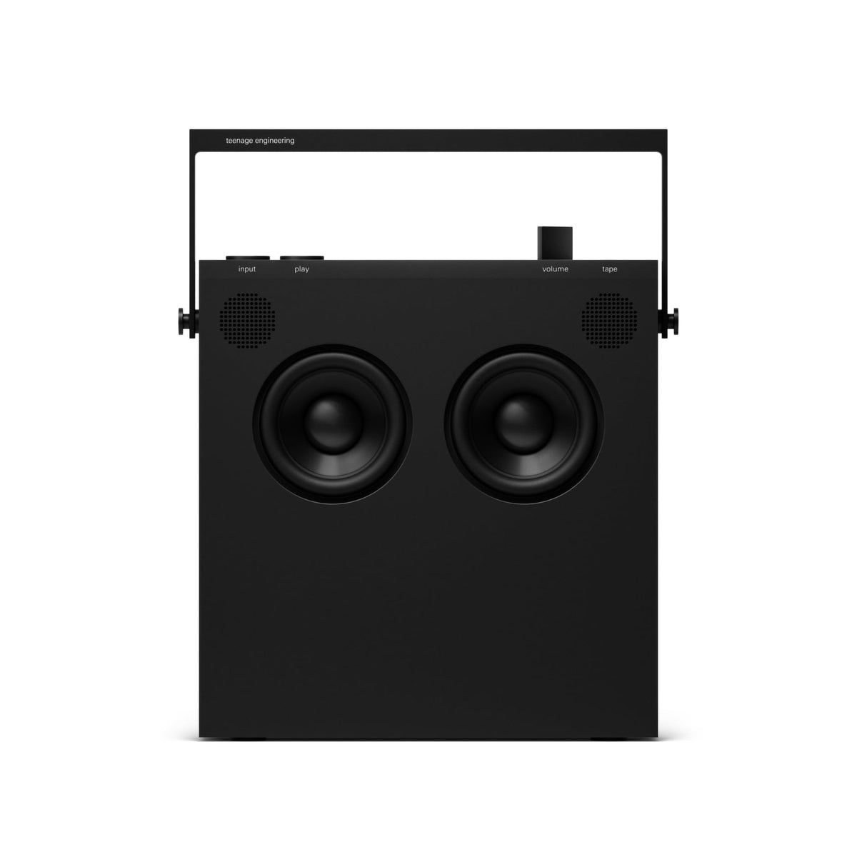 Altavoz Estéreo Inalámbrico Bluetooth Teenage Engineering Negro con Radio FM y Batería de 72 Horas