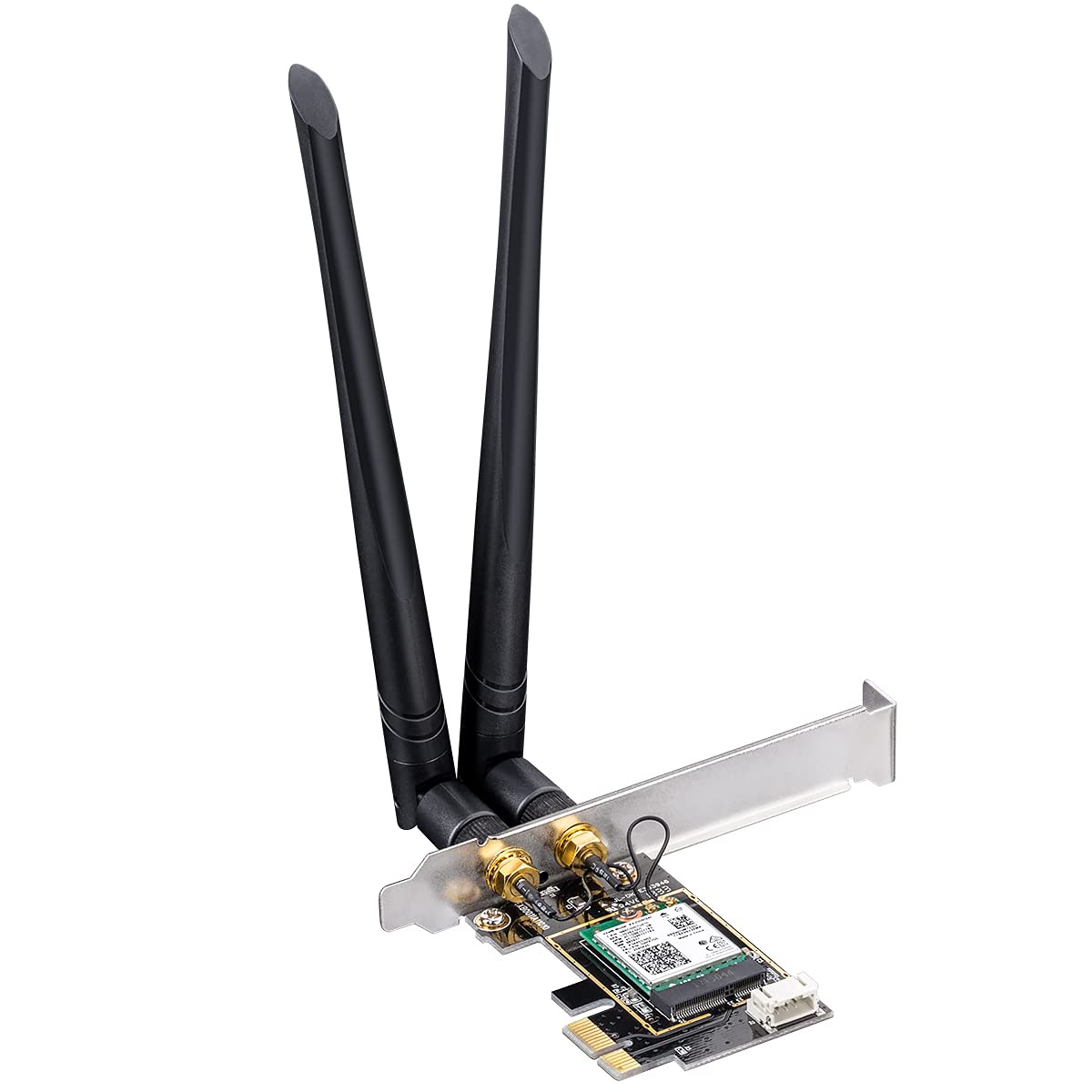 Tarjeta PCIe WiFi 6 AX 3000 Mbps Cudy WE3000 con Bluetooth 5.0 para PC, Interior AX200, para Windows 10 64 bits