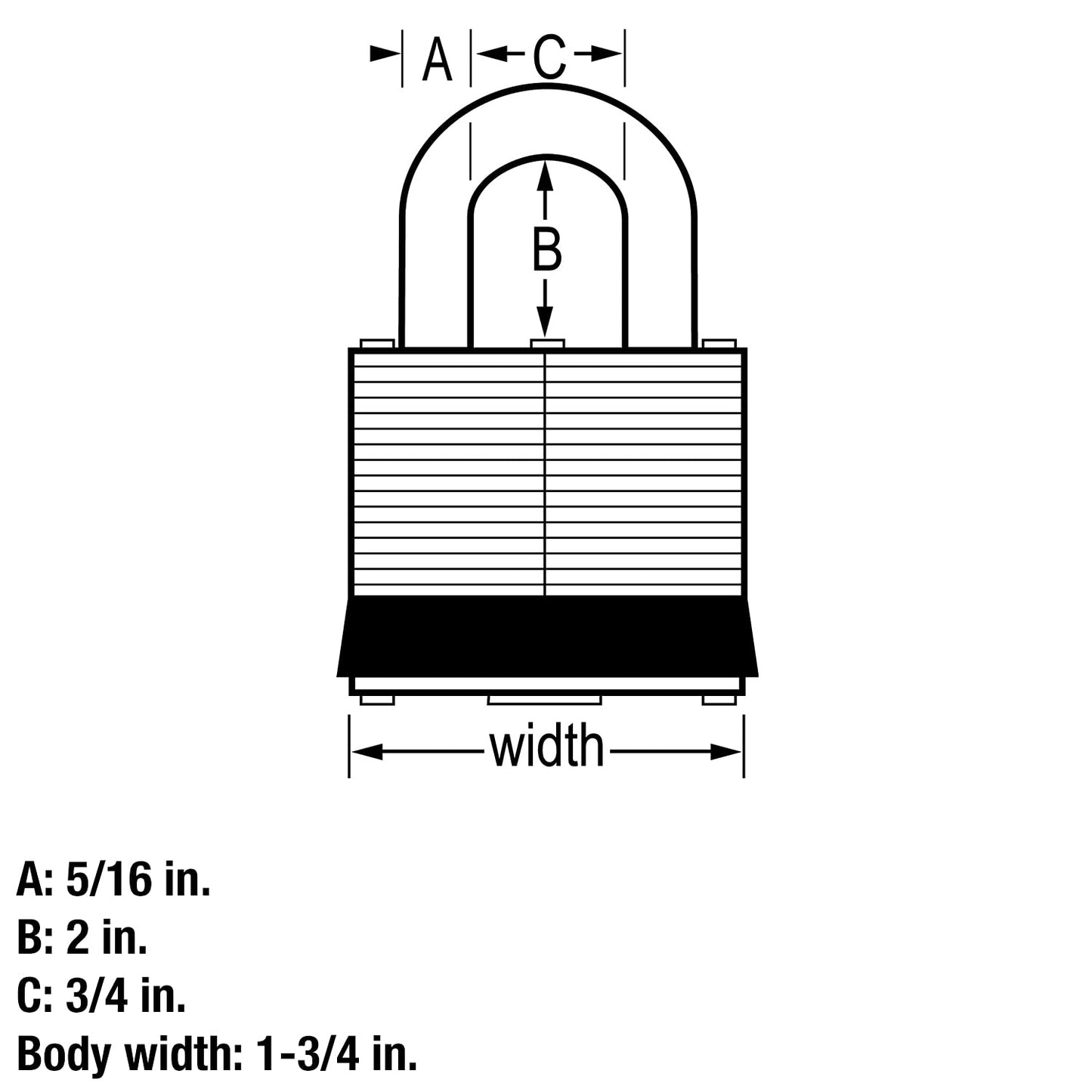 Candado de Acero Inoxidable Master Lock Exterior Llave Paquete de 3 Unidades