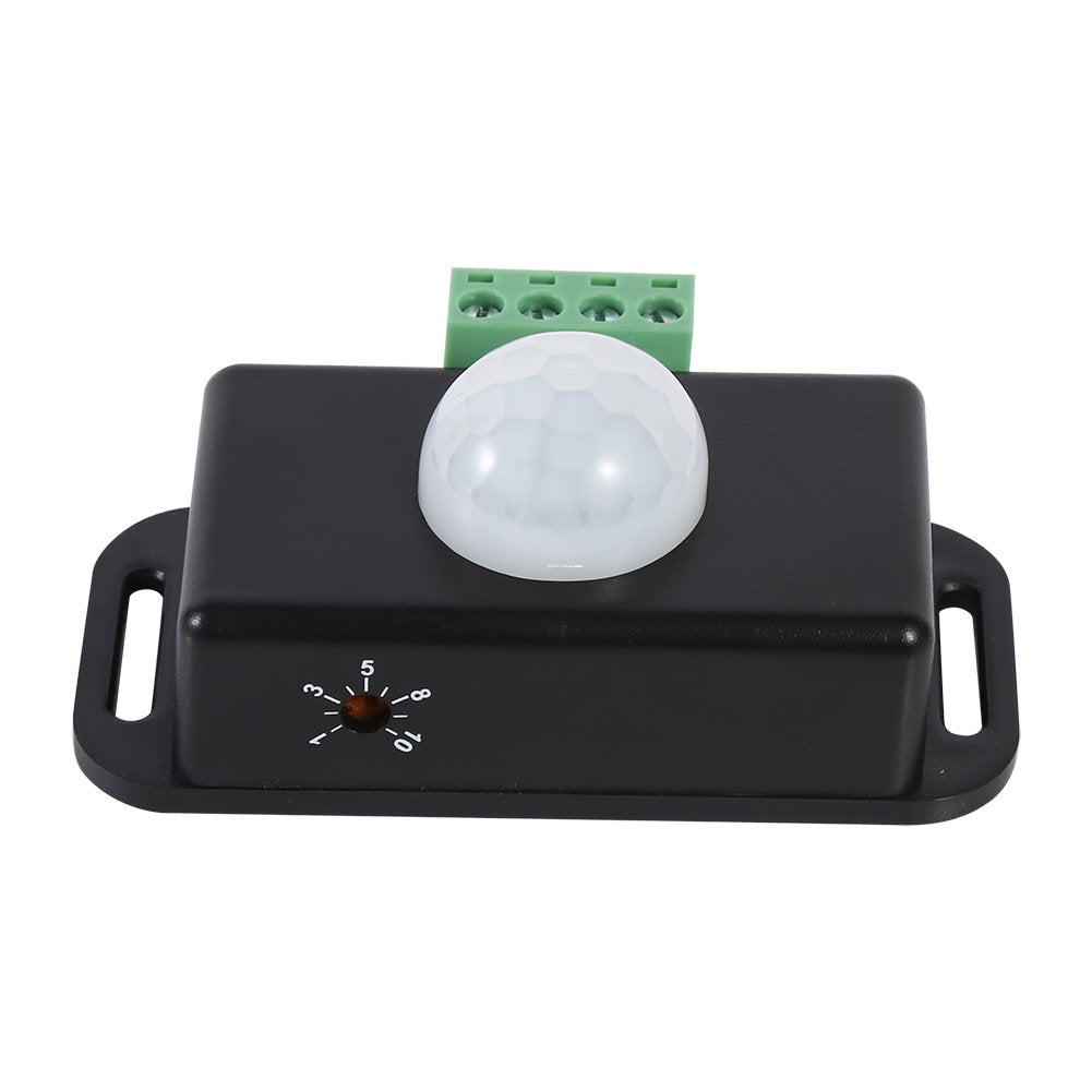 Interruptor detector de sensor de movimiento PIR infrarrojo de seguridad corporal para tira de luz LED DC 12V / 24V