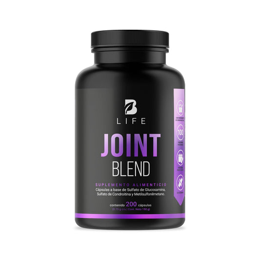 B Life Company Glucosamina, Condroitina y MSM 200 Cápsulas 1500 mg por porción. Ingredientes Naturales. Joint Blend.