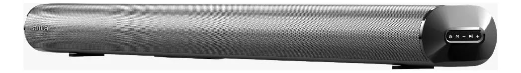 Aiwa Barra de Sonido con Subwoofer Inalámbrico AWSBH23WW 2.1 Ch 1600W, Conectividad Bluetooth, AUX, Optical y HDMI