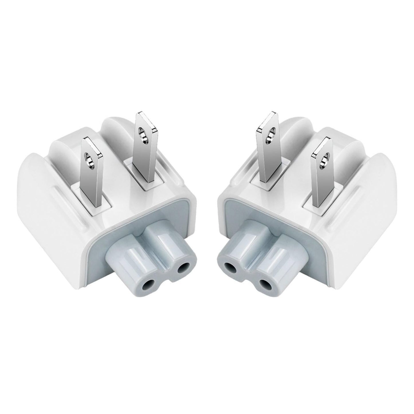 BEYEE Adaptador de corriente CA plegable de pared, cabeza de pato, enchufe estándar de EE. UU., compatible con MaBook Pro Air/Maci Book/teléfono/cápsula adaptador de corriente CA (paquete de 2)