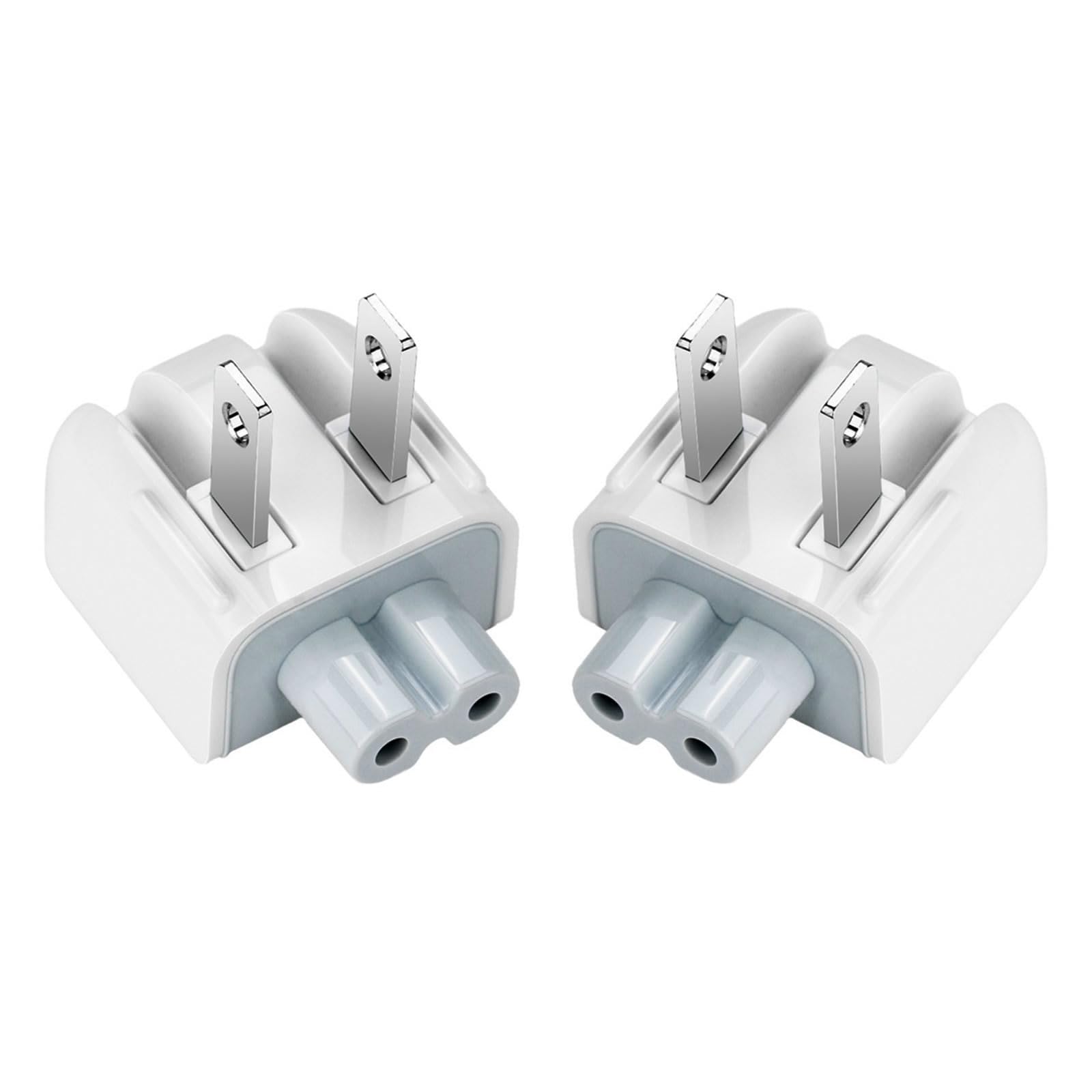 BEYEE Adaptador de corriente CA plegable de pared, cabeza de pato, enchufe estándar de EE. UU., compatible con MaBook Pro Air/Maci Book/teléfono/cápsula adaptador de corriente CA (paquete de 2)