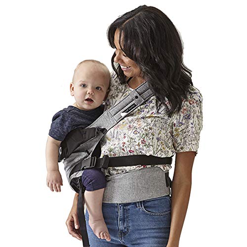 Contours Portabebés de recién nacido a niños pequeños | Journey 5 posiciones convertible fácil de usar con bolsillos para hombres y mujeres, cara en, cara hacia fuera, parte delantera, espalda y