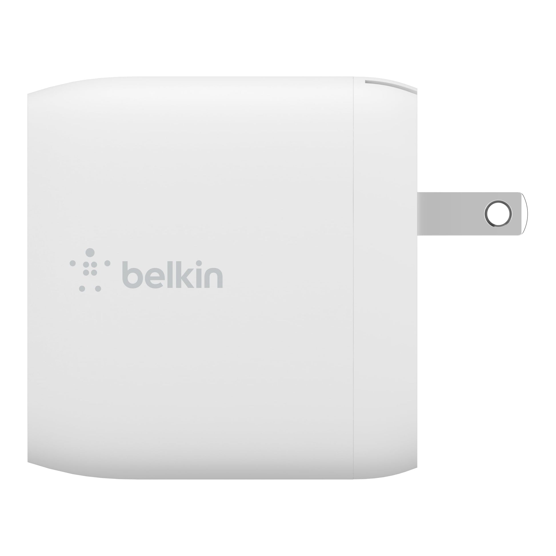 Belkin WCB002dqWH Cargador de Pared Doble USB-A BOOST CHARGE de 24W, Blanco