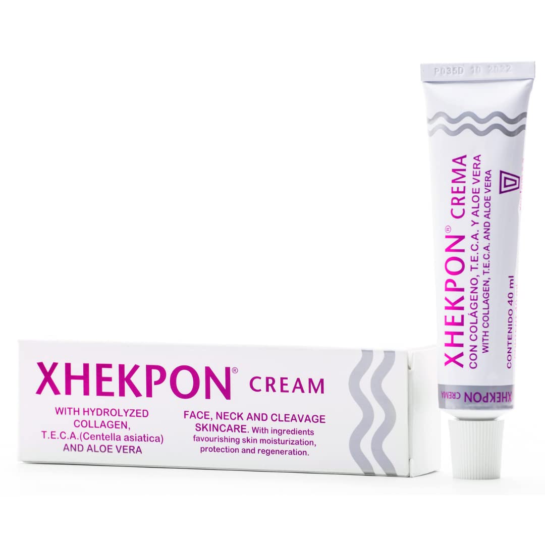 XHEKPON Face Neck & Decolleté Anti-ageing Cream with Collagen, Aloe Vera & Centella Asiatica
