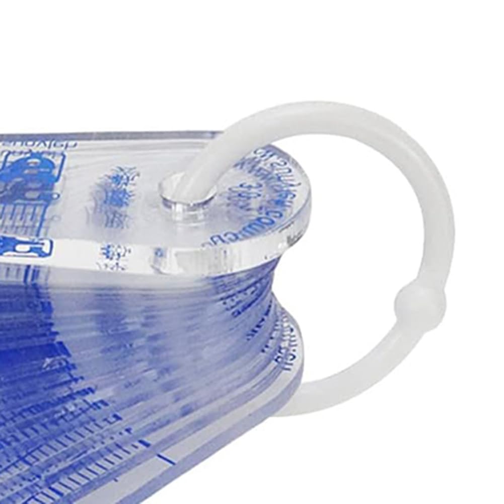 ecaqlin Calibra de Espesores de Plástico, Herramienta Métrica de Medición de Espacios de 0,05 mm A 3 Mm, 21 Hojas