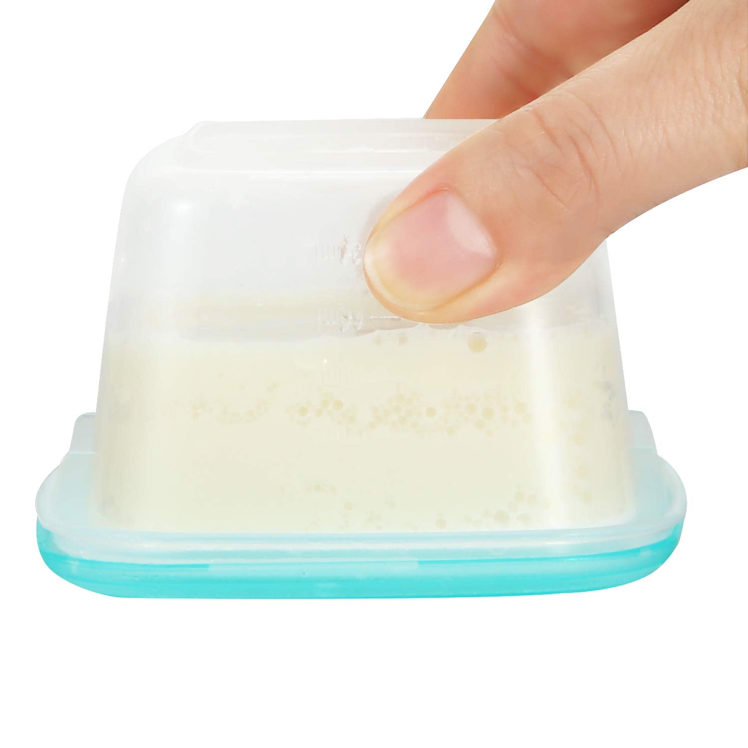 PandaEar - Contenedor de almacenamiento de plástico con tapas, 12 unidades, sin BPA, apto para congelador y lavaplatos para niños