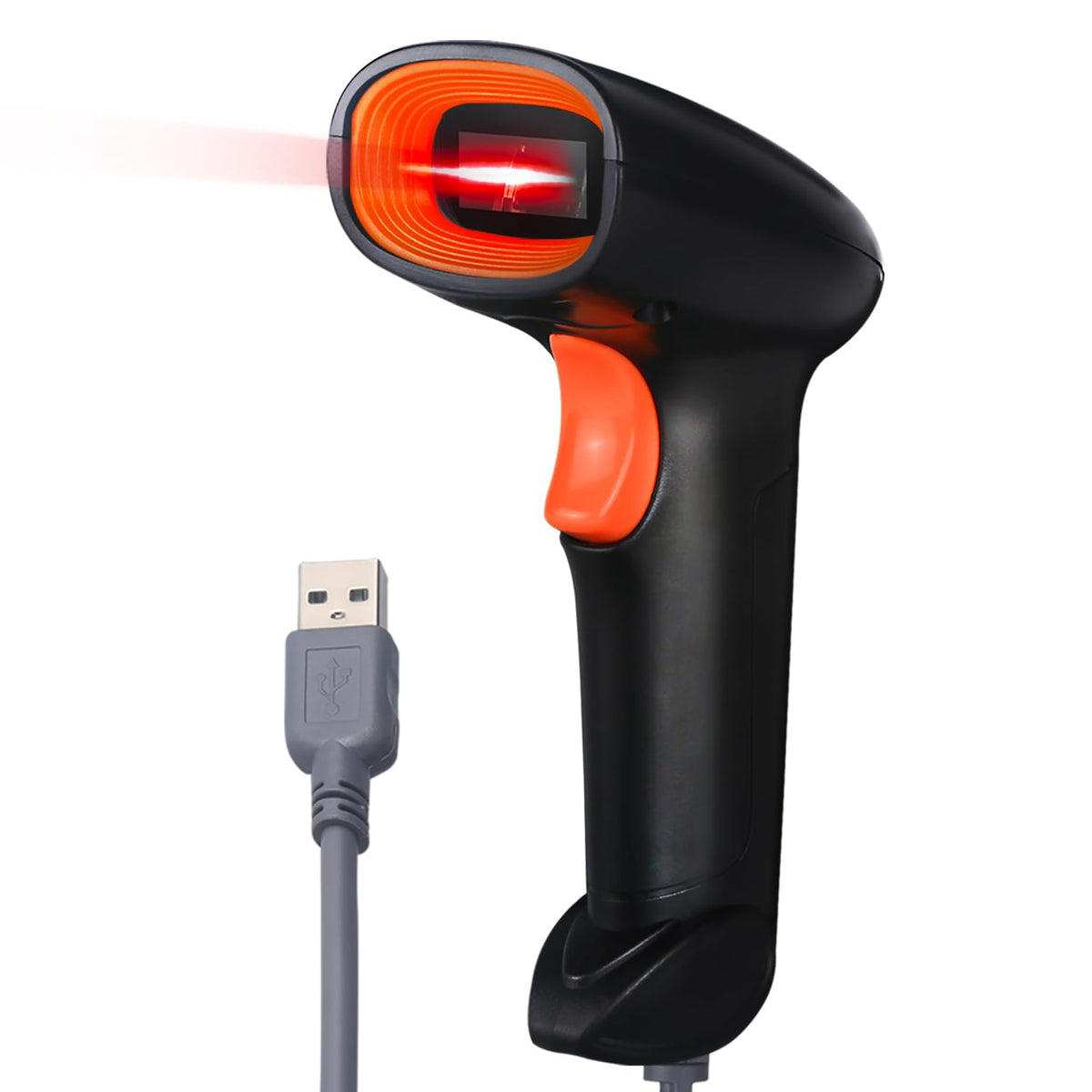 Escáner de Código de Barras USB Portátil Automático para Supermercado y Almacén