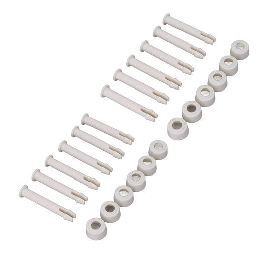 Bewinner Soporte para Clavos para Juntas de Piscinas, Práctico Juego de PVC de Protección Ambiental de 12 Pasadores para Pernos de Juntas de Piscinas para 28272 (6cm)