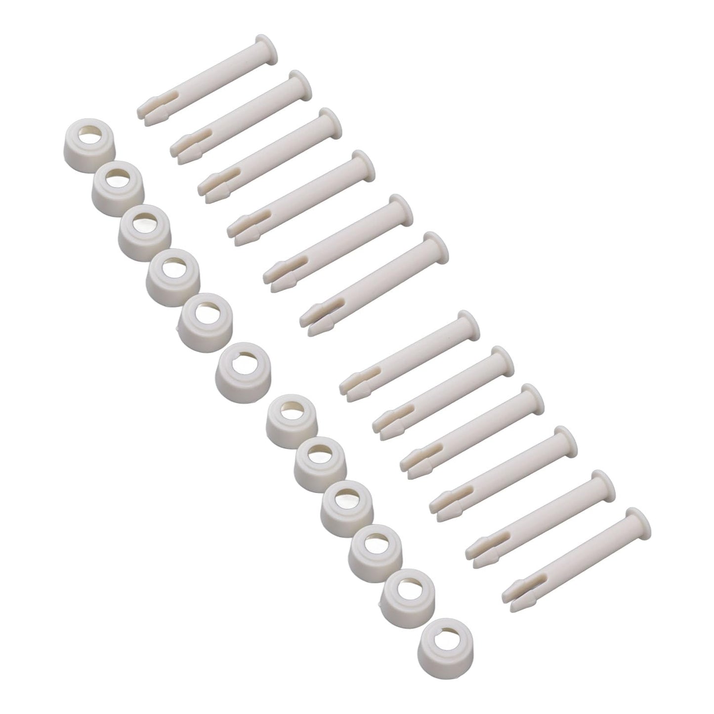 Bewinner Soporte para Clavos para Juntas de Piscinas, Práctico Juego de PVC de Protección Ambiental de 12 Pasadores para Pernos de Juntas de Piscinas para 28272 (6cm)