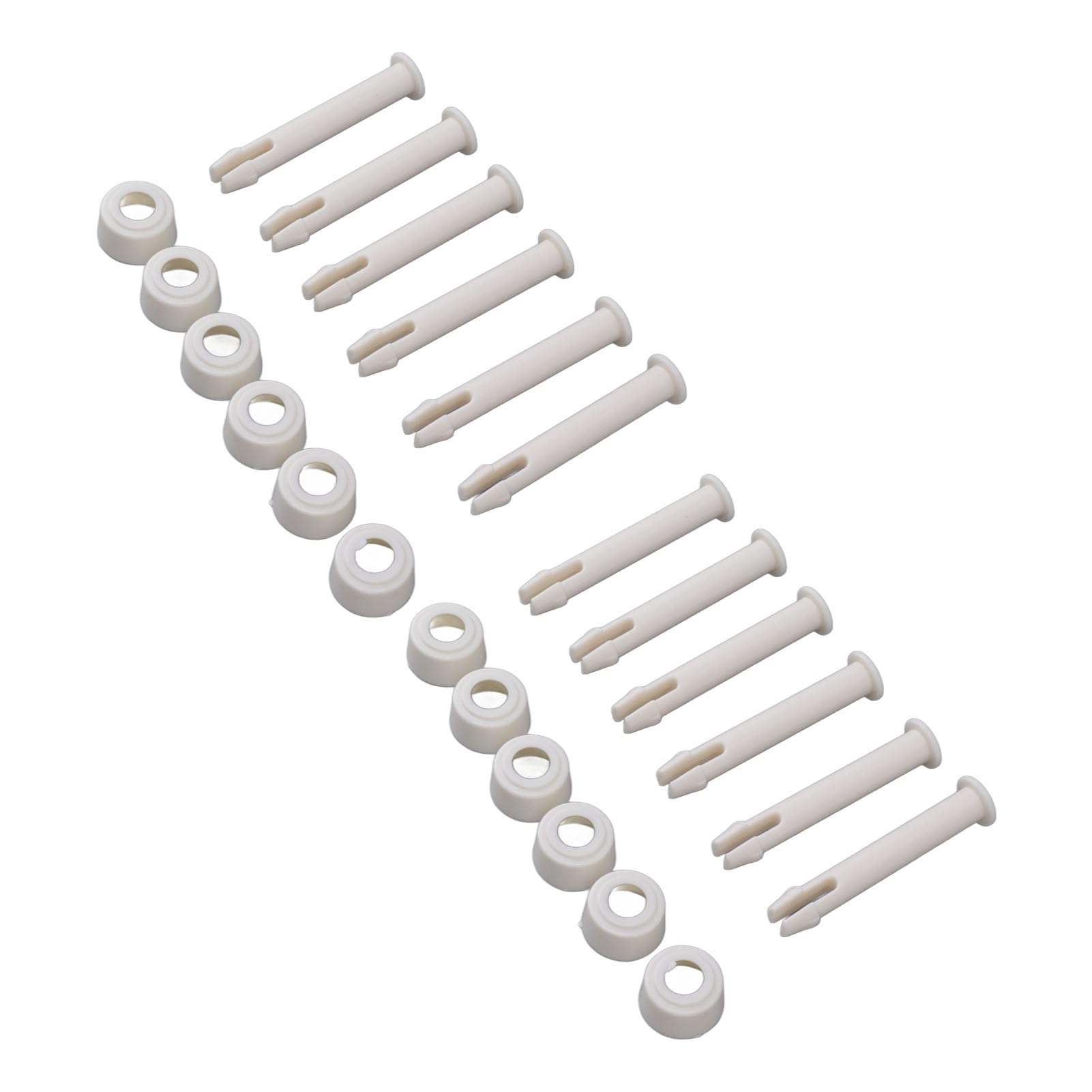 Bewinner Soporte para Clavos para Juntas de Piscinas, Práctico Juego de PVC de Protección Ambiental de 12 Pasadores para Pernos de Juntas de Piscinas para 28272 (6cm)