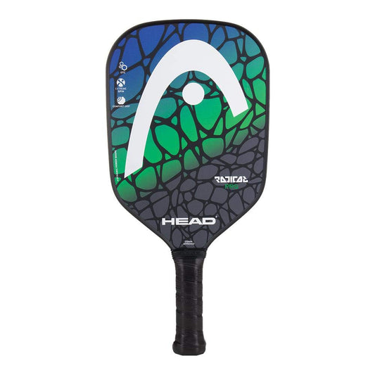 HEAD Paddle de Fibra de Vidrio para Pickleball – Radical Pro con Textura con núcleo de polímero de Nido de Abeja y Agarre cómodo