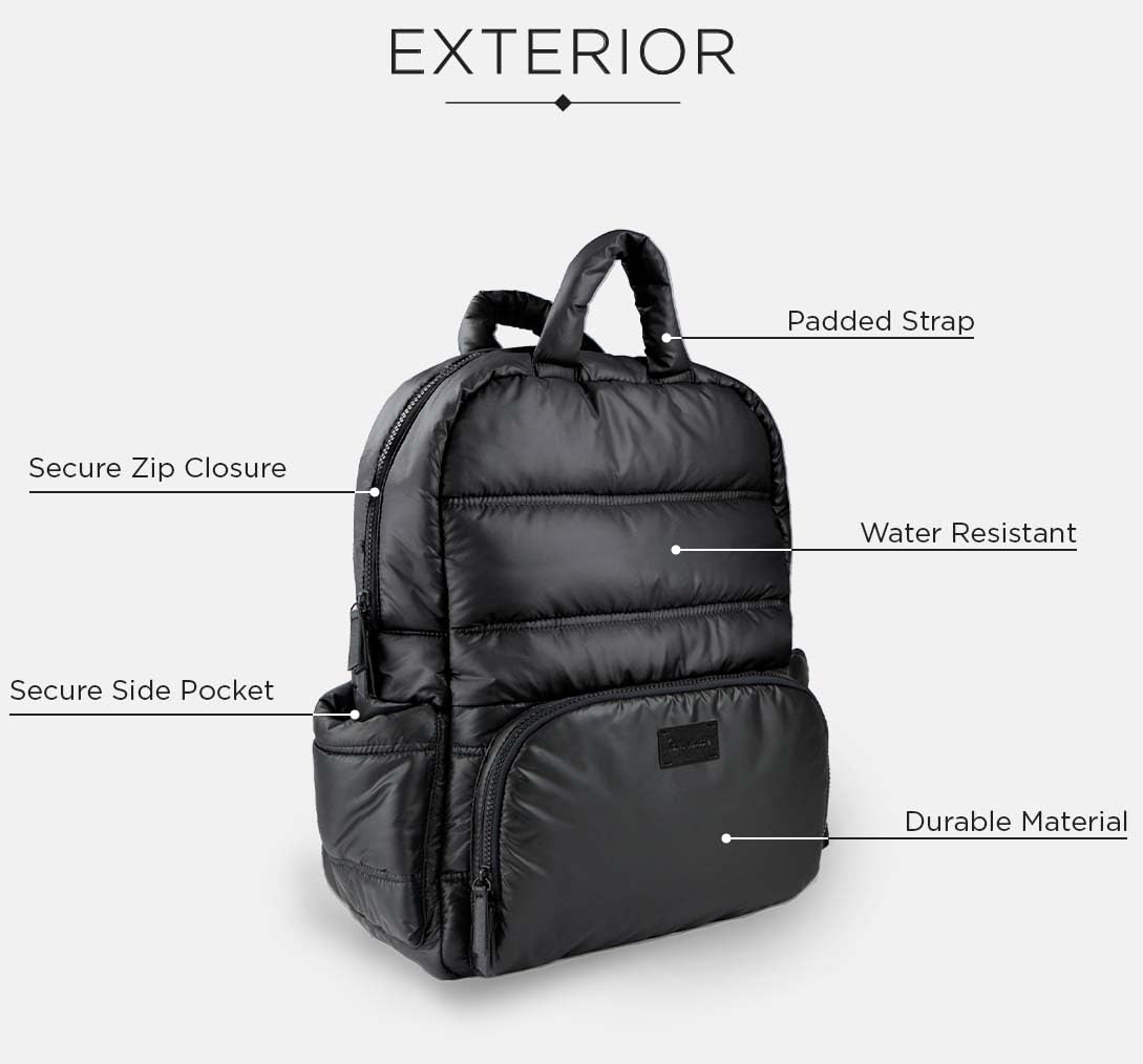 7AM Voyage Bolsa Pañalera - BK718 Bolso Organizador Impermeable Grande Para Bebés