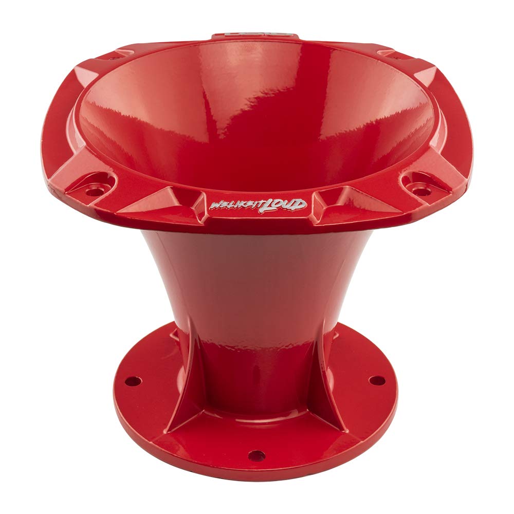 Bocina de Aluminio DS18 Rojo 100° Corta