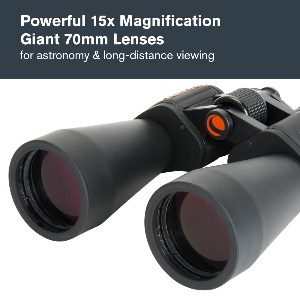 Celestron SkyMaster 12x60 Binoculars – Wide-Field Long-Range and Astronomy Binoculars – Includes Carrying Case – Multi-Coated Optics