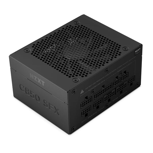 NZXT C850 SFX Gold - Fuente de alimentación SFX ATX 3.1 de 850 W - 80 Plus Gold - Cybenetics Platinum - Totalmente Modular - PCIe 5.1 600W 12V-2x6 - Condensadores japoneses - Negro