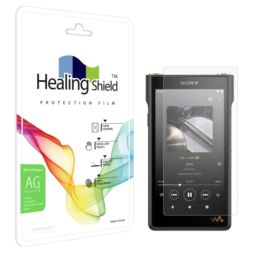 Healing Shield Protector de visualización para Sony Walkman NW-WM1AM2 / NW-WM1ZM2, protector de visualización LCD mate antirreflejos WM1AM2-AG