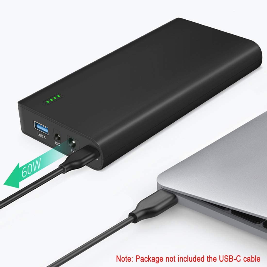 Batería Recargable Talentcell 17500 mAh USB-C portátil Lithio-Ion para Portátil y Smartphone