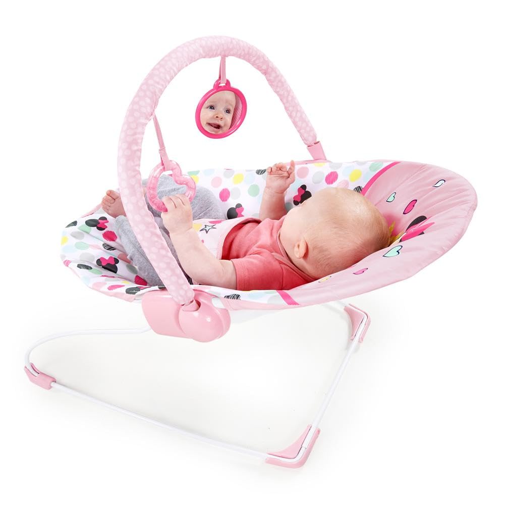 Disney Baby Mecedora Con Motivos De Lunares Y Minnie Mouse, Pink, Paquete De 2340.0 Grams