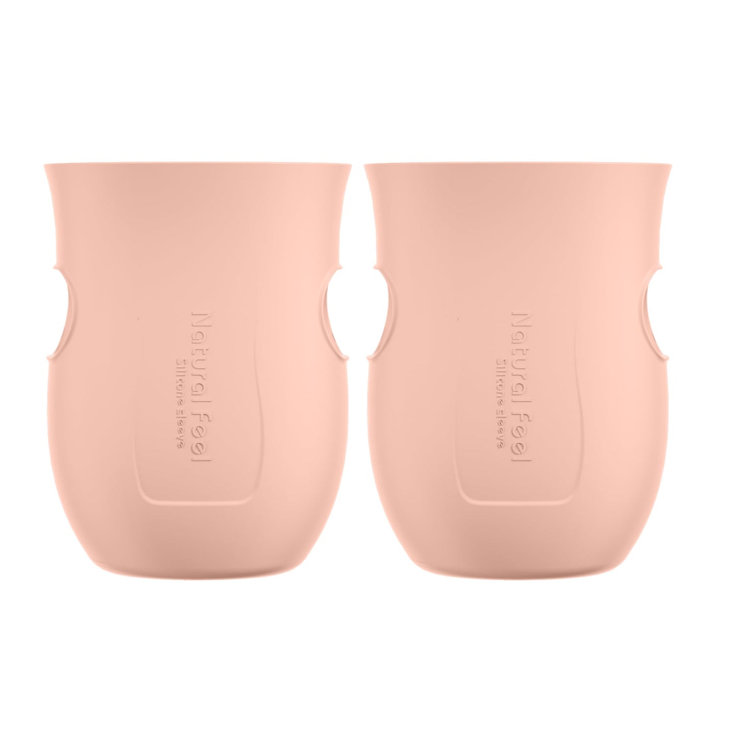 Gulicola Fundas de silicona para biberones de vidrio, color rosa, 148 ml (5 oz) - Paquete de 2