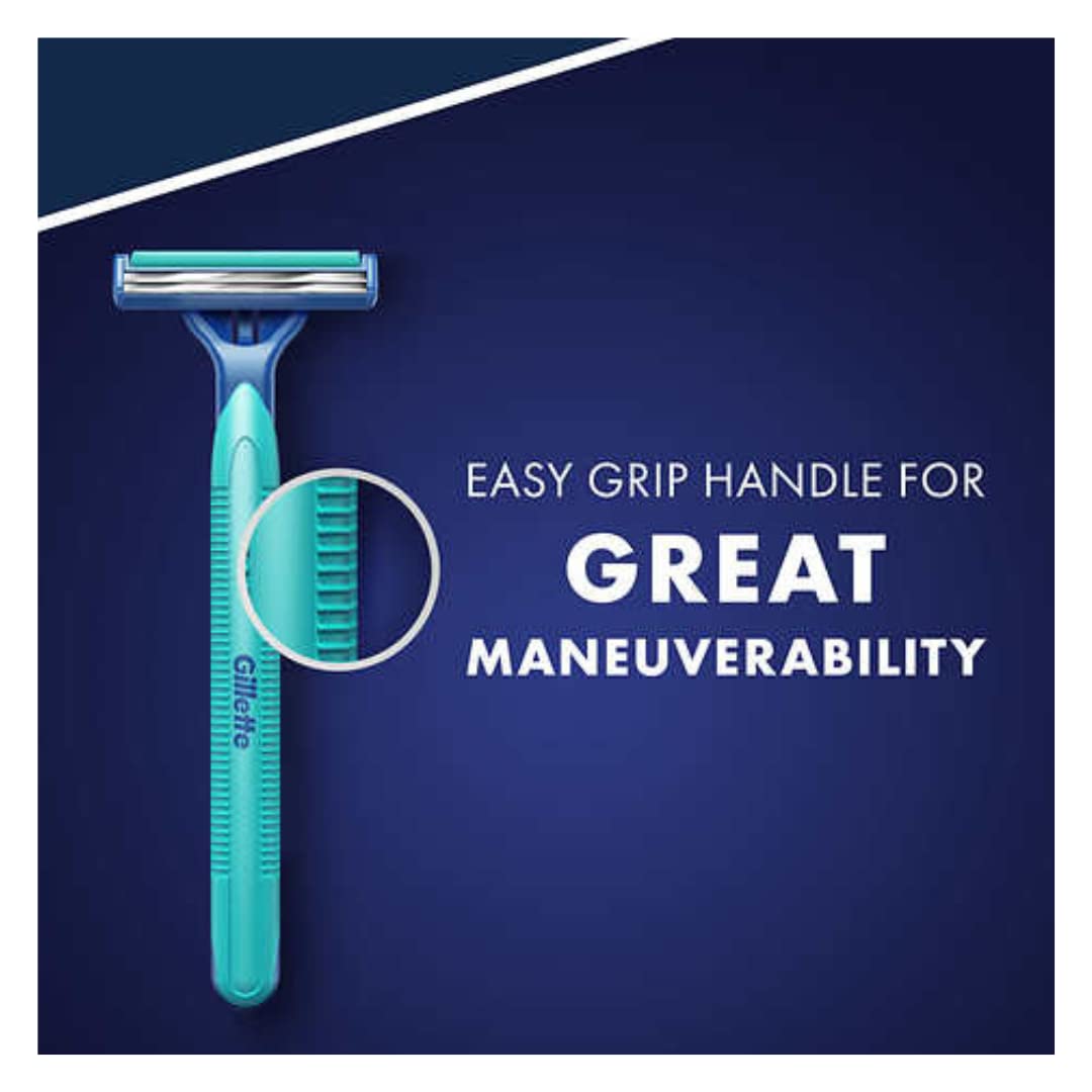 Rastrillos desechables Gillette Sensor2 PLUS con Lubrastrip, 52 navajas de afeitar