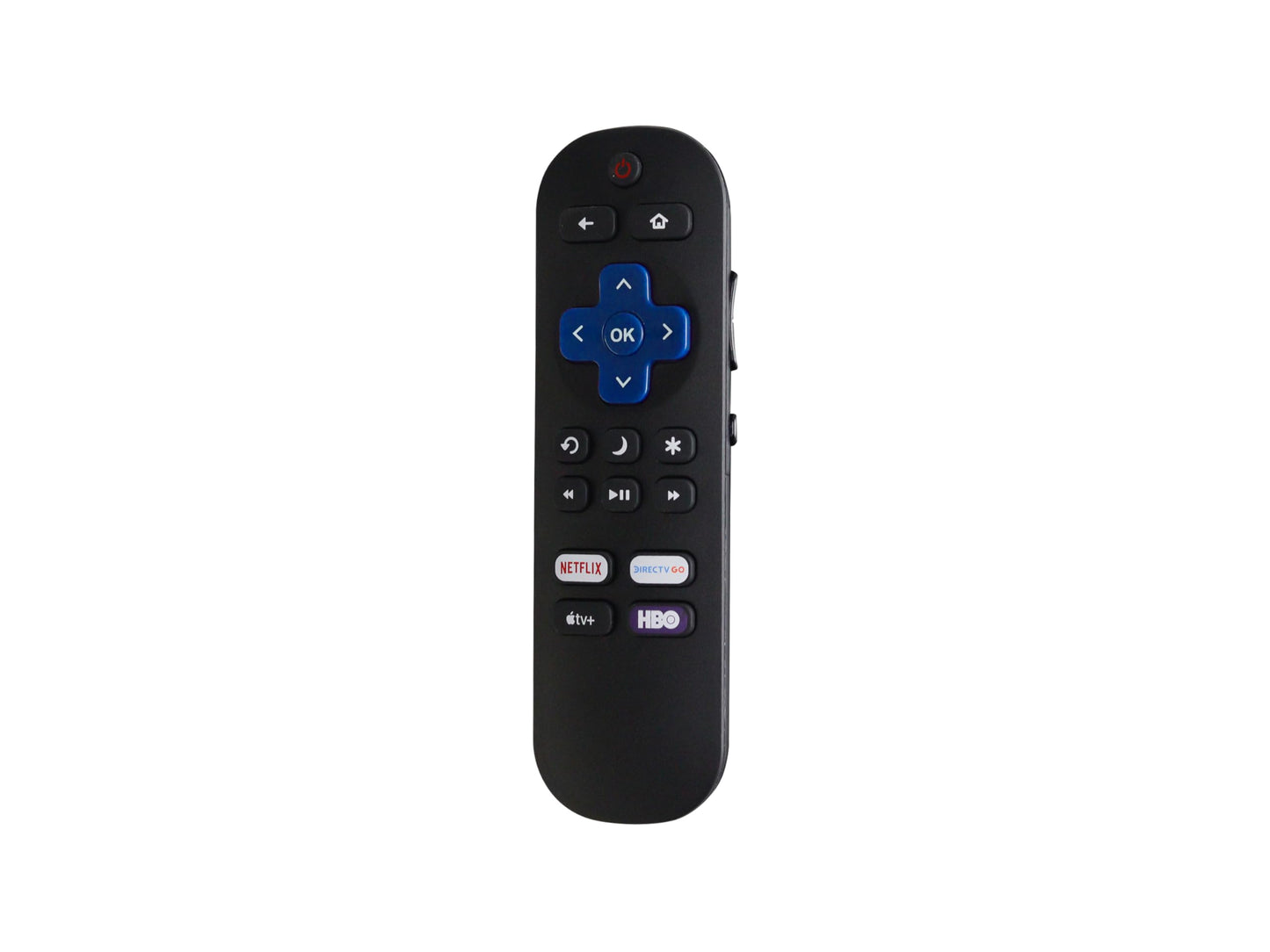 Control Remoto Compatible con Roku TV Hisense Atvio Sharp Sanyo TCL Polaroid Smart TV Netflix HBO Apple TV Directv Go, JVC, Philips