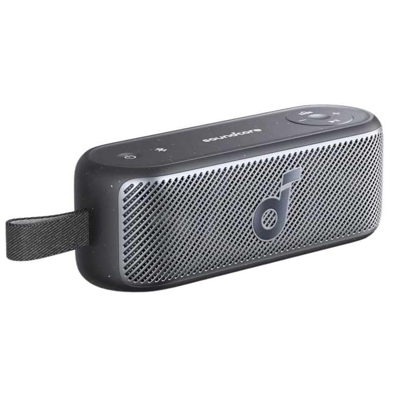 Soundcore by Anker Motion100 Bocinas Portátiles Bluetooth Hi-Res, Controladores de Rango Completo, Graves Impactantes, Ecualizador Personalizable, IPX7, Ideal para Exteriores