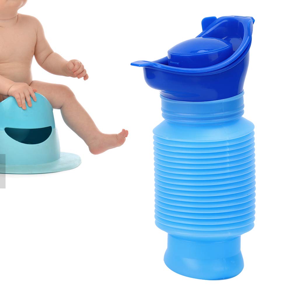 Orinal Móvil Orinal de Emergencia Reutilizable Violeta 750ml para Niños