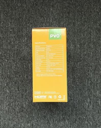 Mini Proyector Portátil PVO Blanco Reflejo Directo para Niños