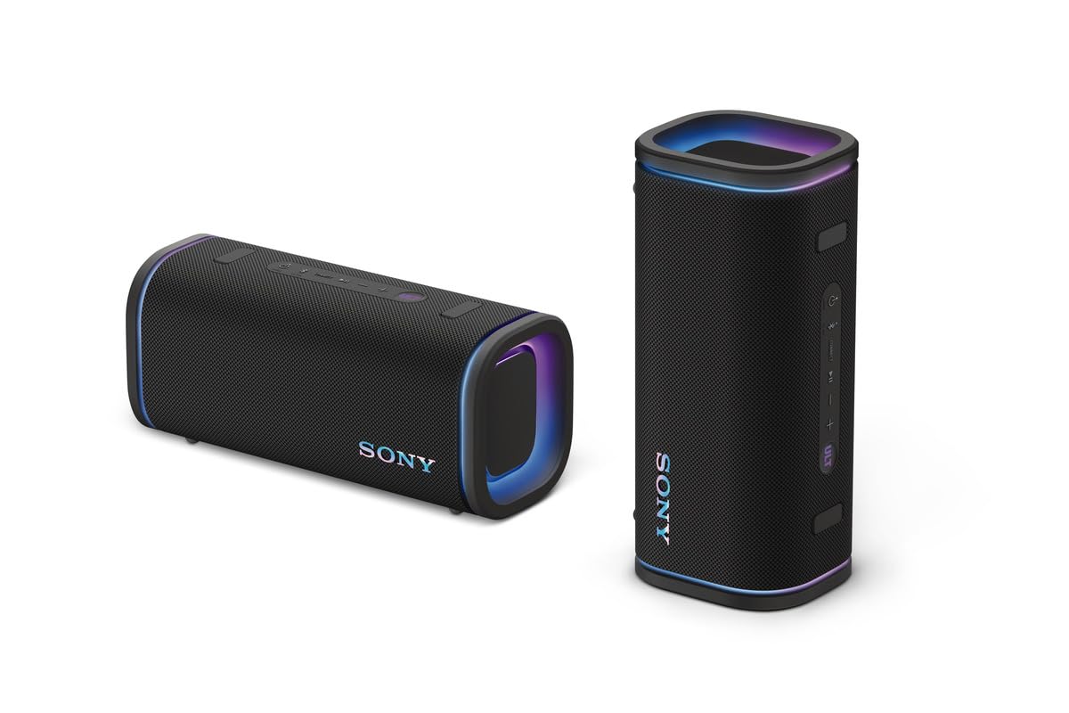 Sony Bocina portátil inalámbrica ULT Field 5 con Graves Profundos y potentes, Negro