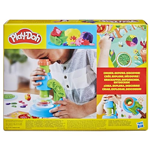 Set de Masas PLAY-DOH Microscopio Luminoso para Niños y Niñas