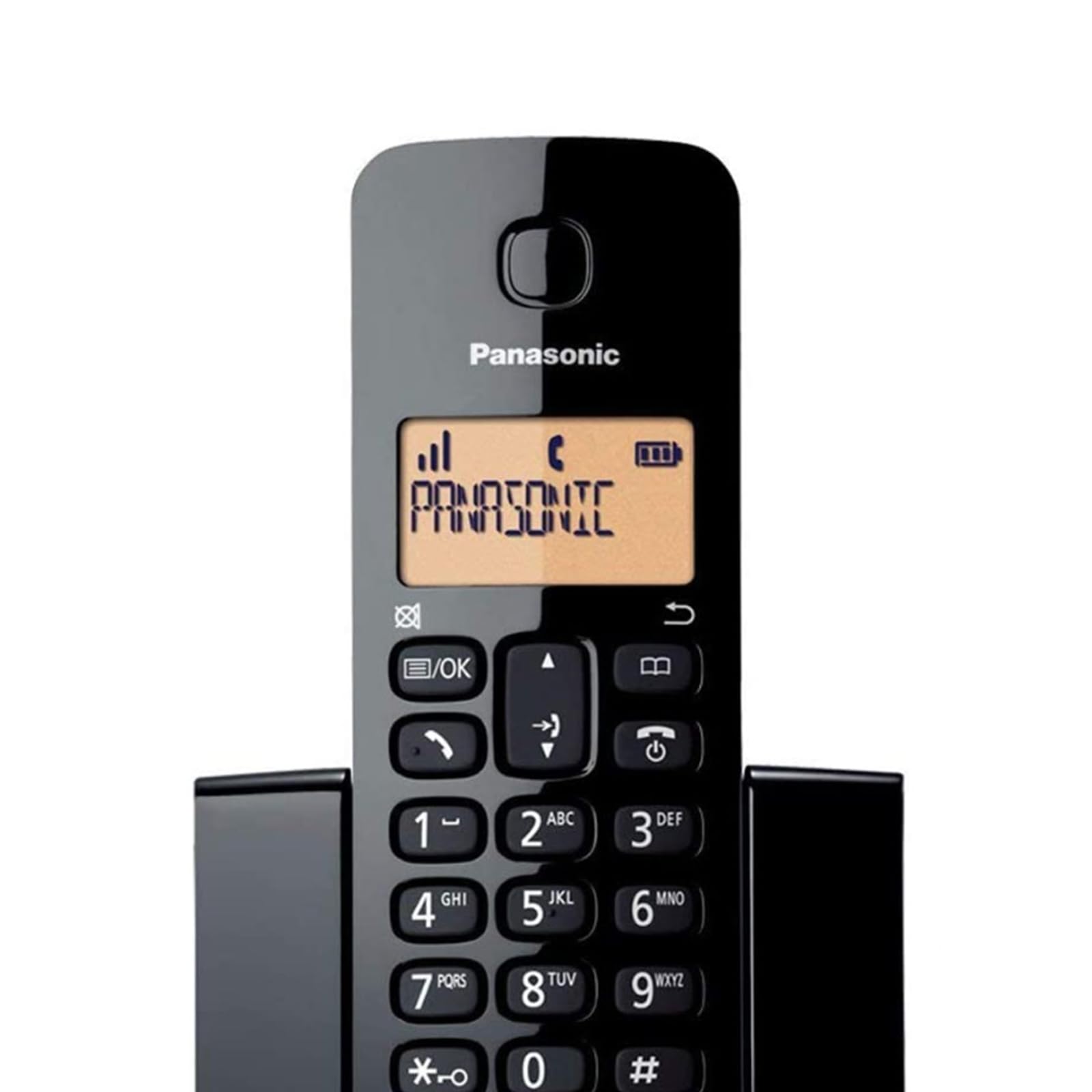 Teléfono Inalámbrico Panasonic Negro de Línea Fija