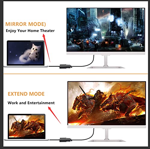 Adaptador de Audio Micro HDMI a VGA 1080p Full HD XMSJSIY para monitores y proyectores