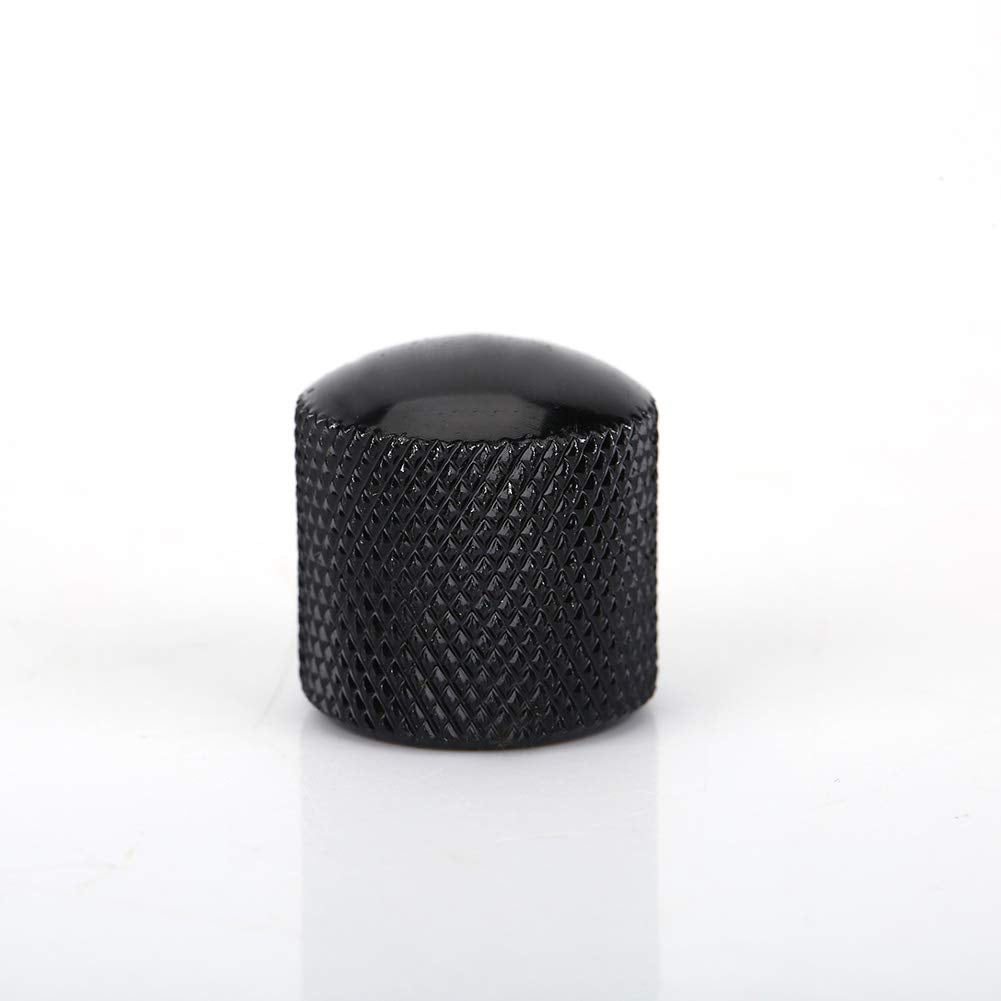 Bnineteenteam 4Pcs Guitar Dome Knob Control de Tono de Volumen Piezas de Repuesto con Llave Allen para bajo de Guitarra eléctrica Accesorios de Juego