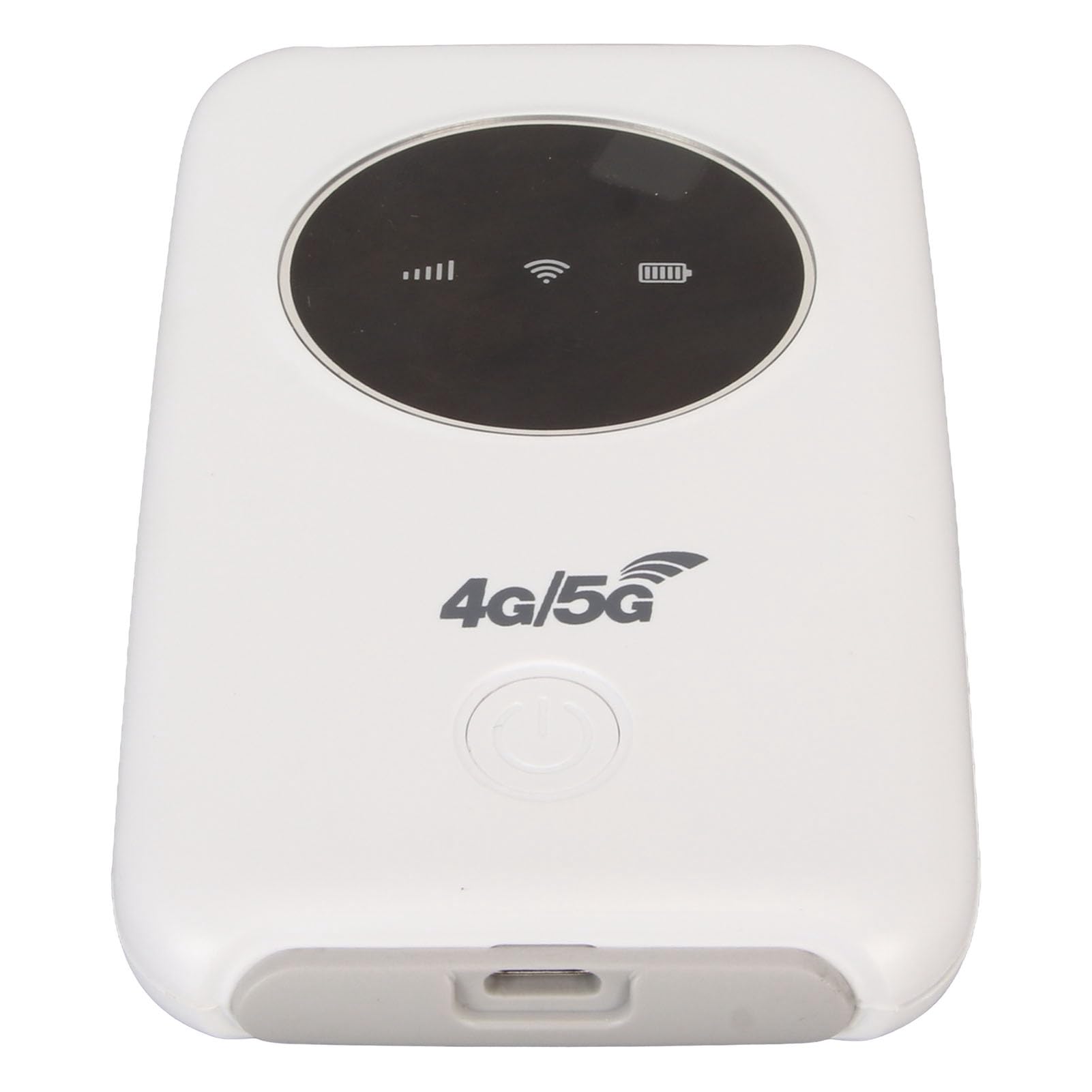 Chazcool Punto de Acceso Móvil WiFi 4G LTE, 5G WiFi Hotspot Desbloqueado 300Mbps, con Ranura para Tarjeta SIM, Soporte de Enrutador WiFi Hasta 10 Dispositivos Conectados, WiFi Móvil Portátil de Viajes