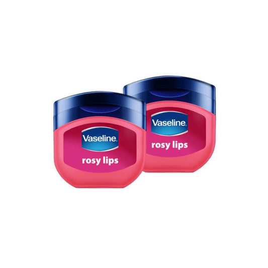 Vaseline - 2 Pack Bálsamo para Labios Mini Tarro HIDRATACIÓN DURADERA, (7 g. c/u), Rosy
