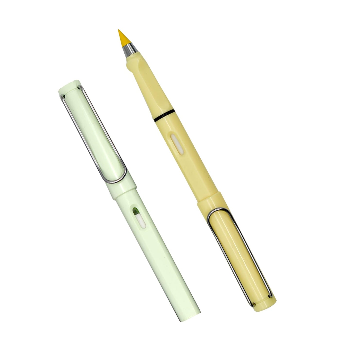 Lopenle - 12 lápices de colores eternos infinitos para colorear para siempre sin tinta con 12 puntas reemplazables, lápiz mágico para la escuela, oficina, uso profesional