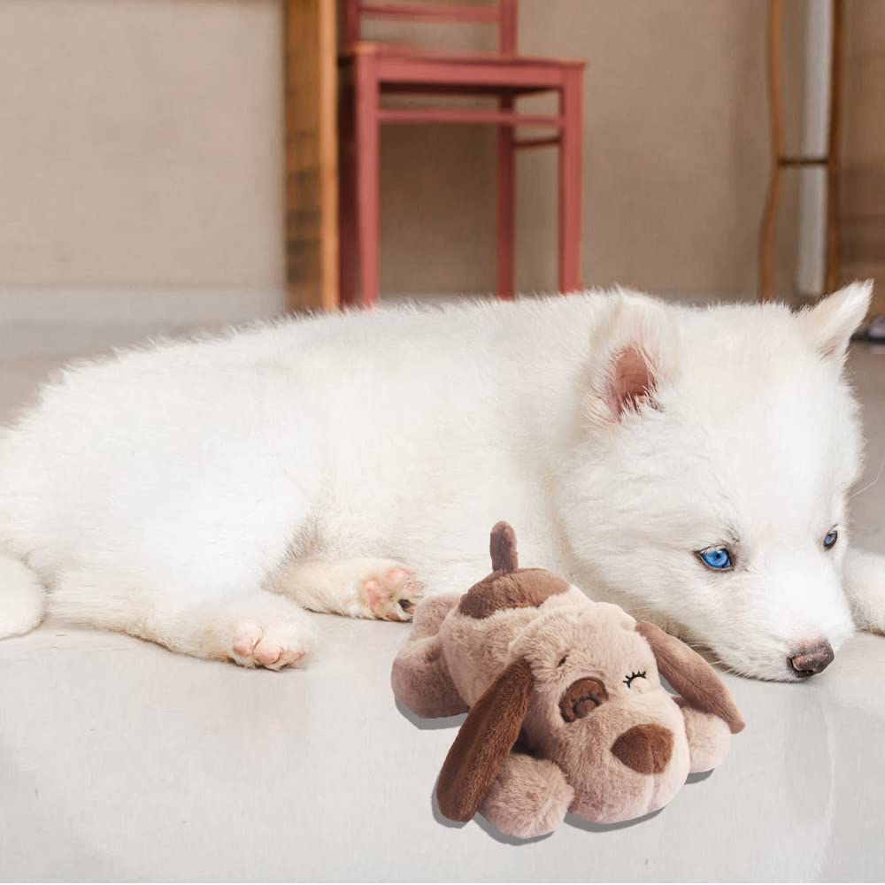 Beverly Shark Puppy Heartbeat Toy Dog (marrón)