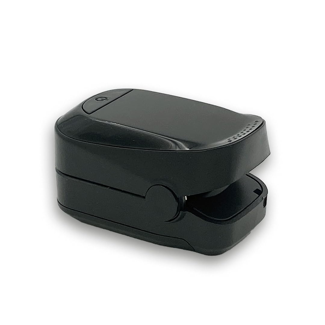 Oxímetro de Pulso DOSEOFHEALTH Negro con Pantalla LED bidireccional portátil