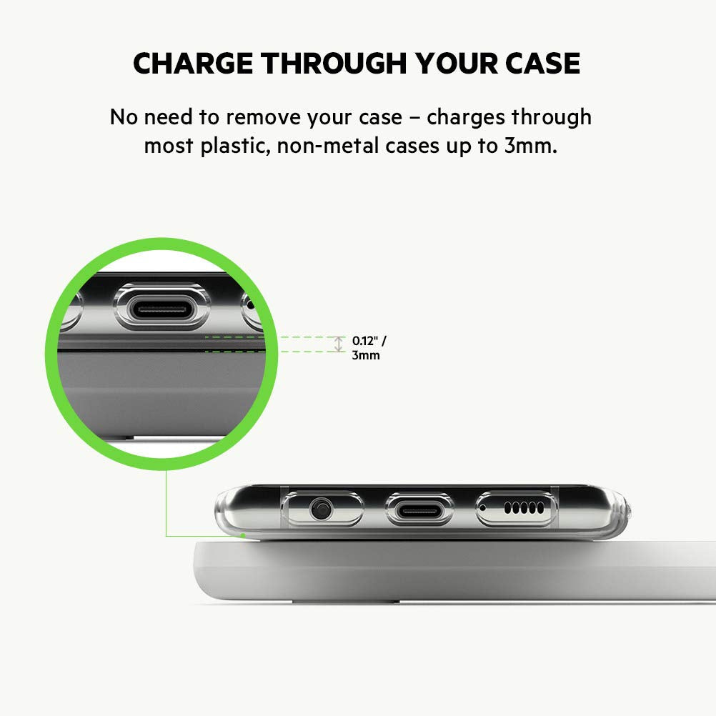 Belkin WIZ002TTWH Base de carga inalámbrica doble BOOST CHARGE, Blanco
