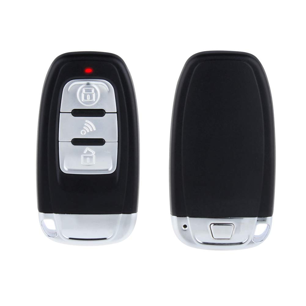 Sistema de Alarma de Coche EASYGUARD EC003 Negro con Smart Key y Botón de Arranque Universal