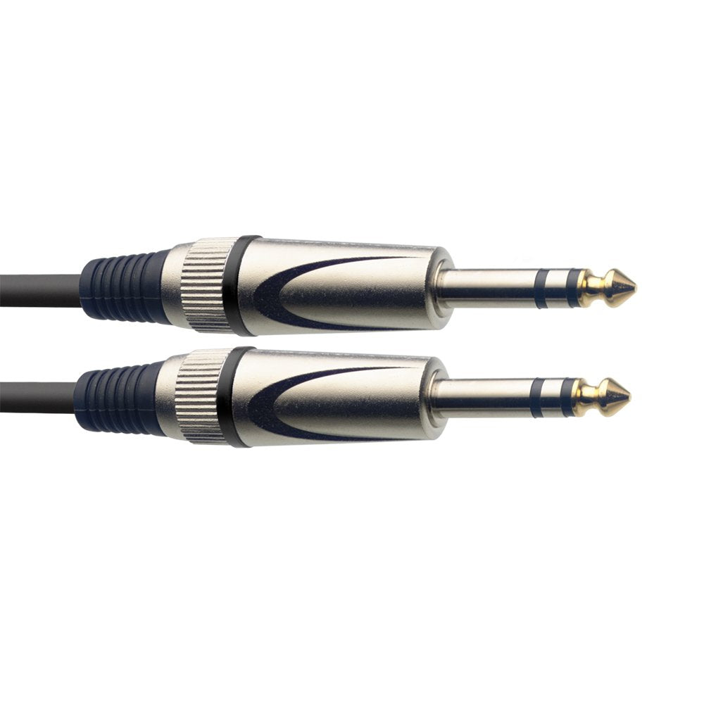 Cable de Instrumento Stagg Negro de Conector a Conector 3 m