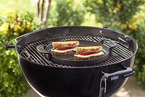 Plancha de Hierro Forjado Weber Porcelanizado 30.5 cm