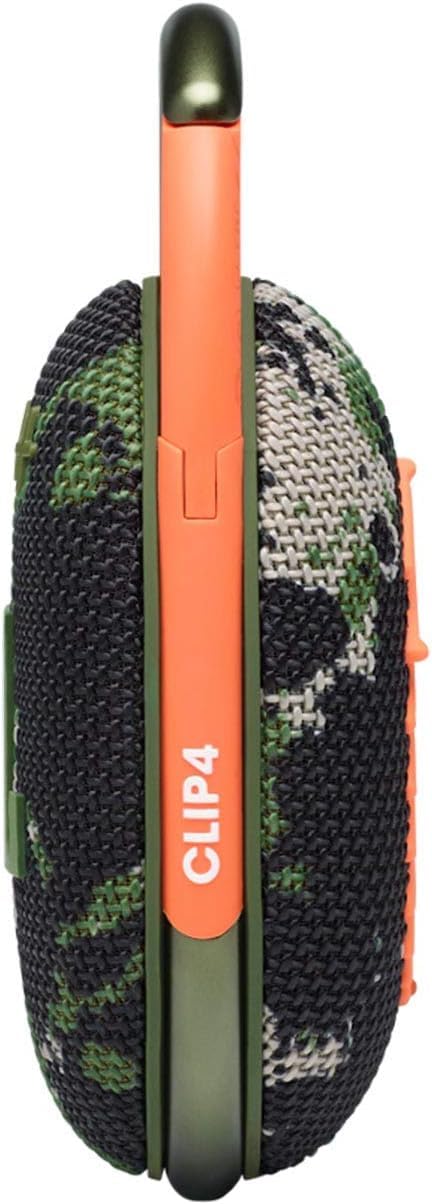 JBL Clip 4 - Altavoz - para uso portátil - Inalámbrico - Bluetooth - 5 W - Squad, JBLCLIP4Squad-5Watt