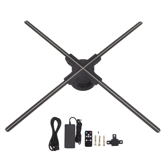 Pantalla de Publicidad Holográfica 3D 80cm Ojo Desnudo para Tiendas, Bares y Fiestas